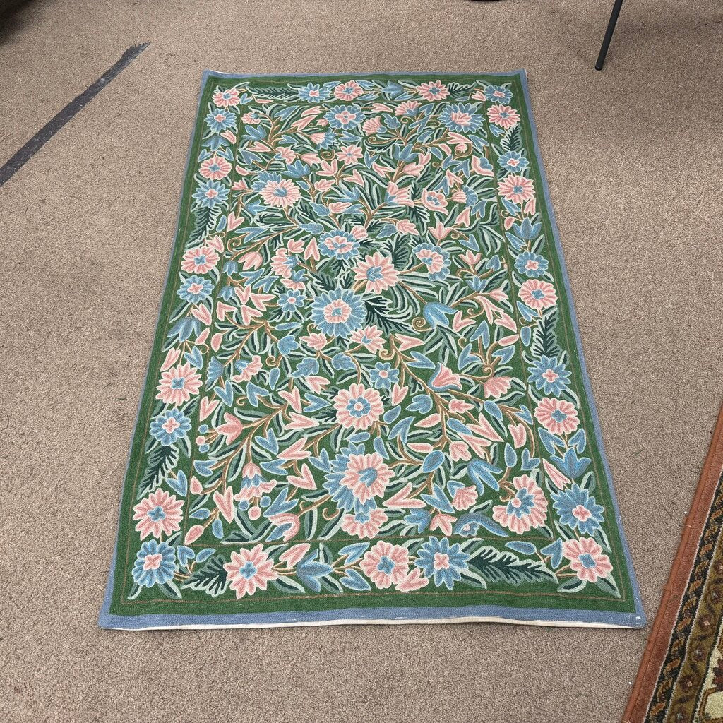 Cotton/Wool Kashmir Rug