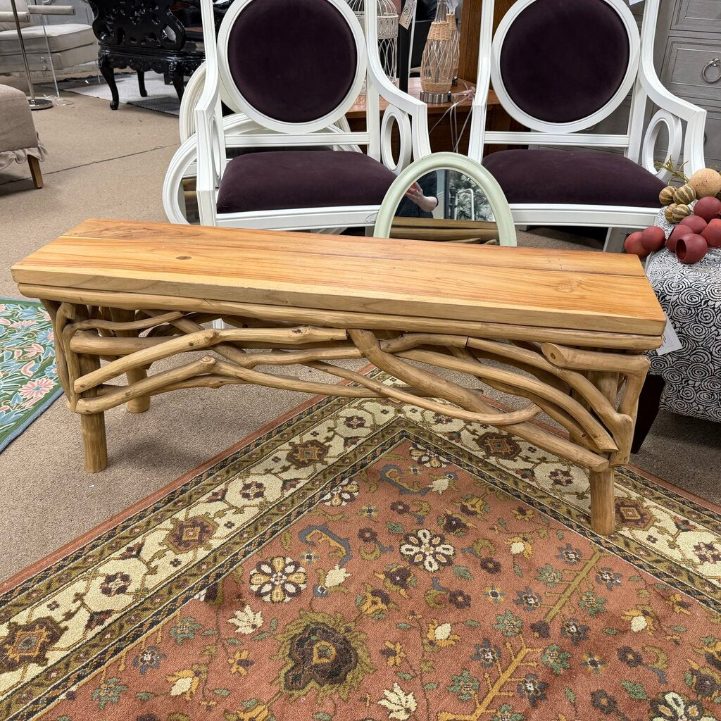 Artisan Wood Bench