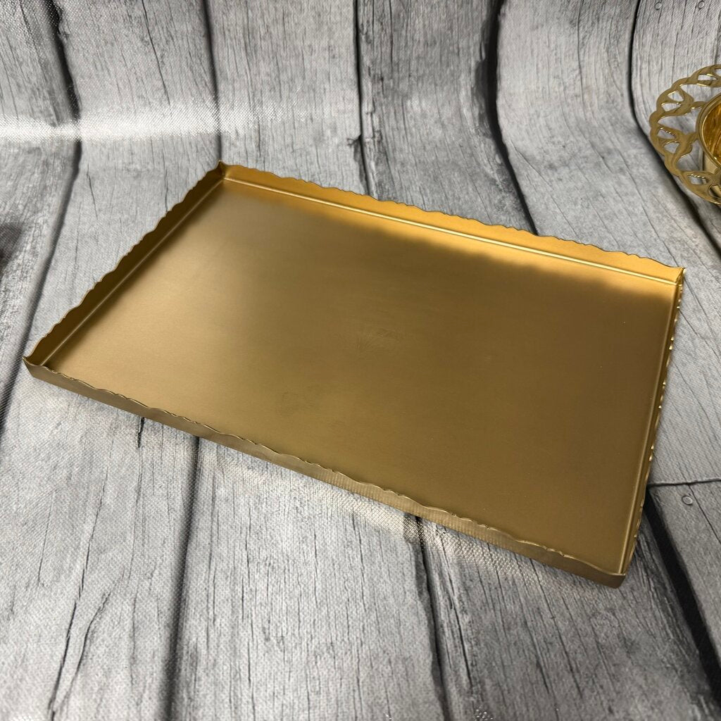 *NEW* Daphne Antique Brass Vanity Tray