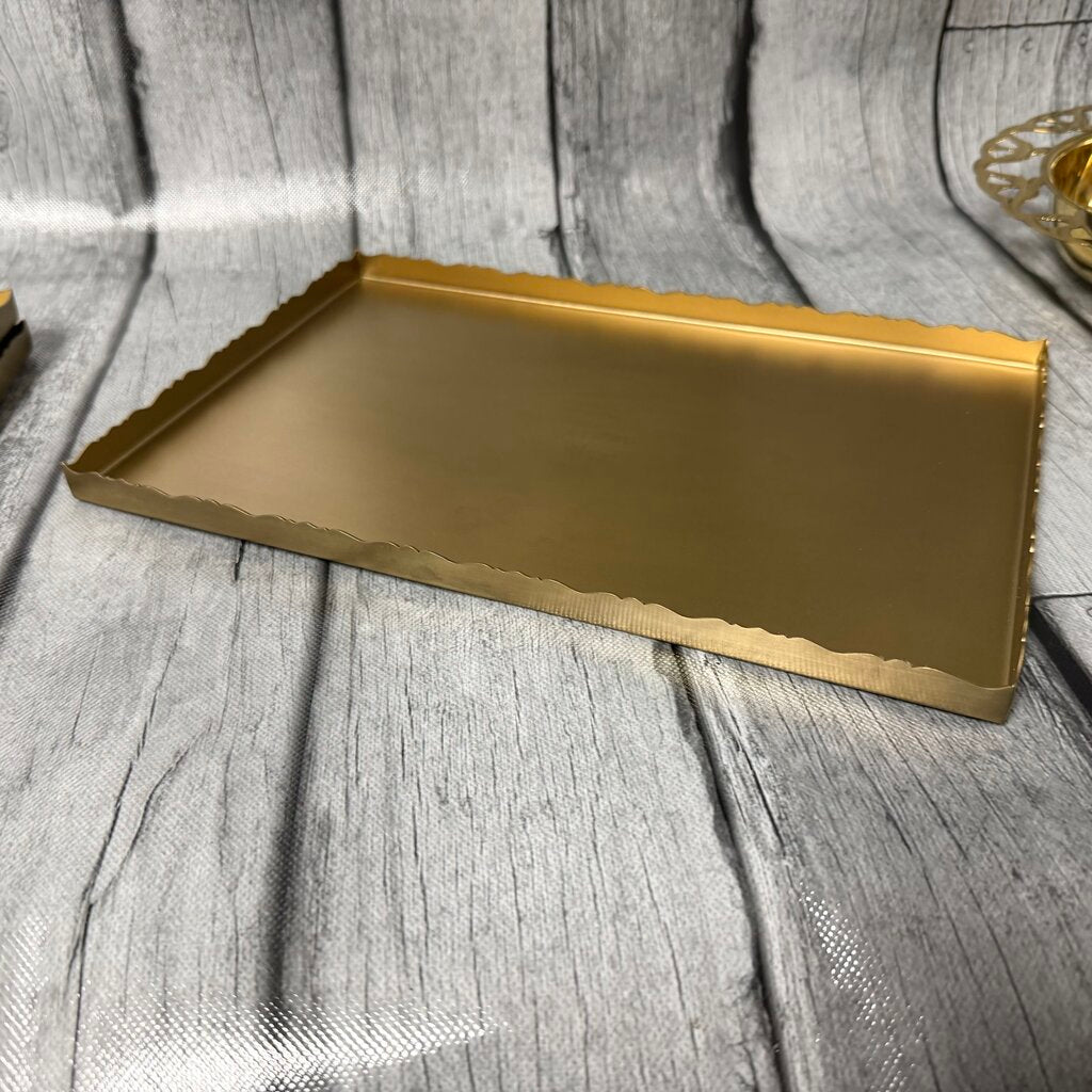 *NEW* Daphne Antique Brass Vanity Tray