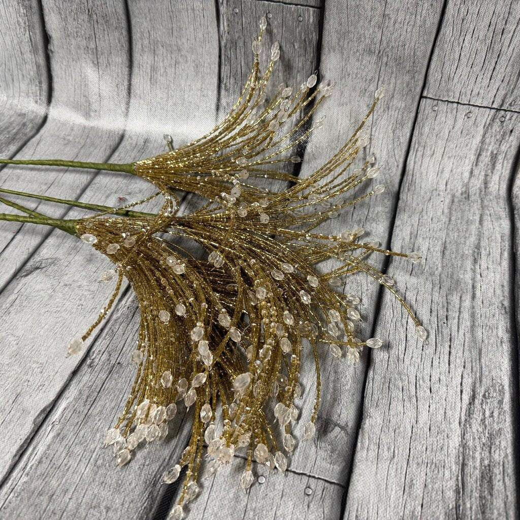 Gold Wire Beaded Tree Picks Bundle