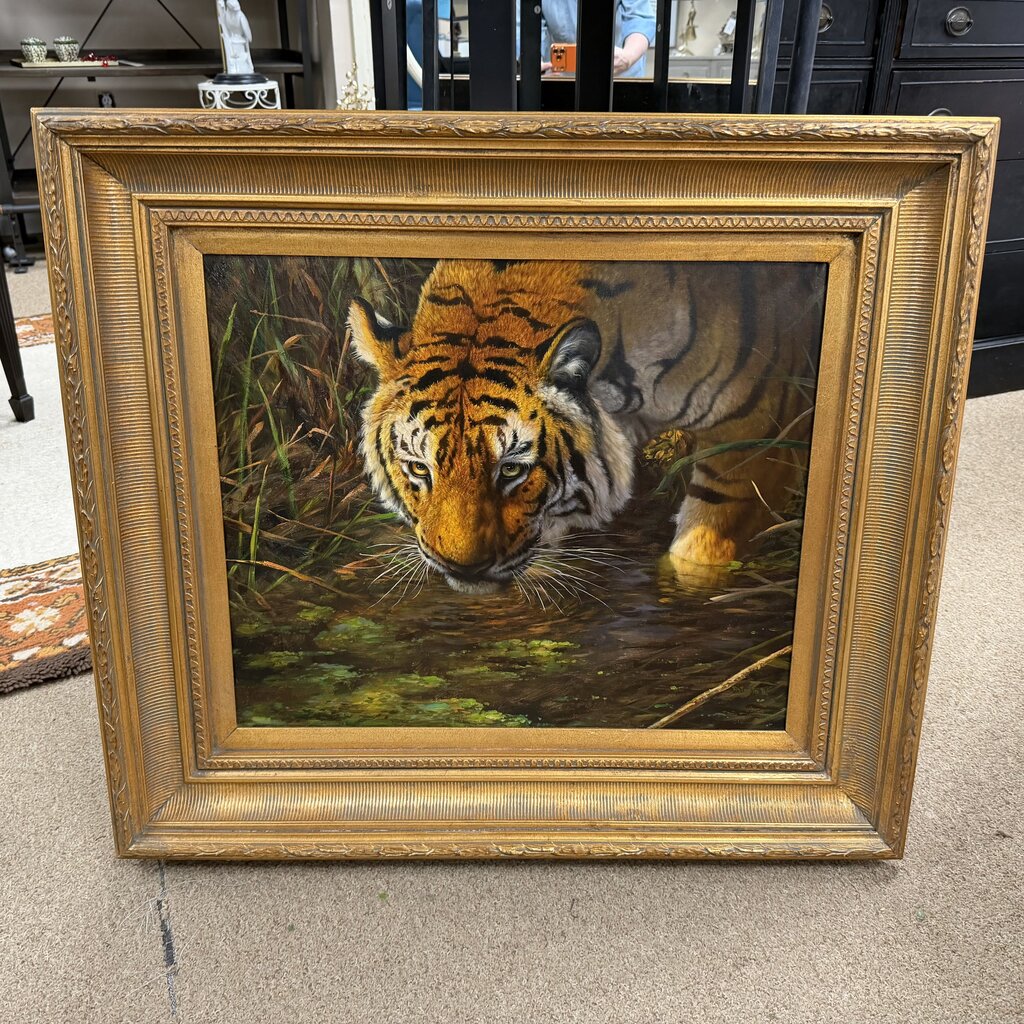 Tiger Oil Painting