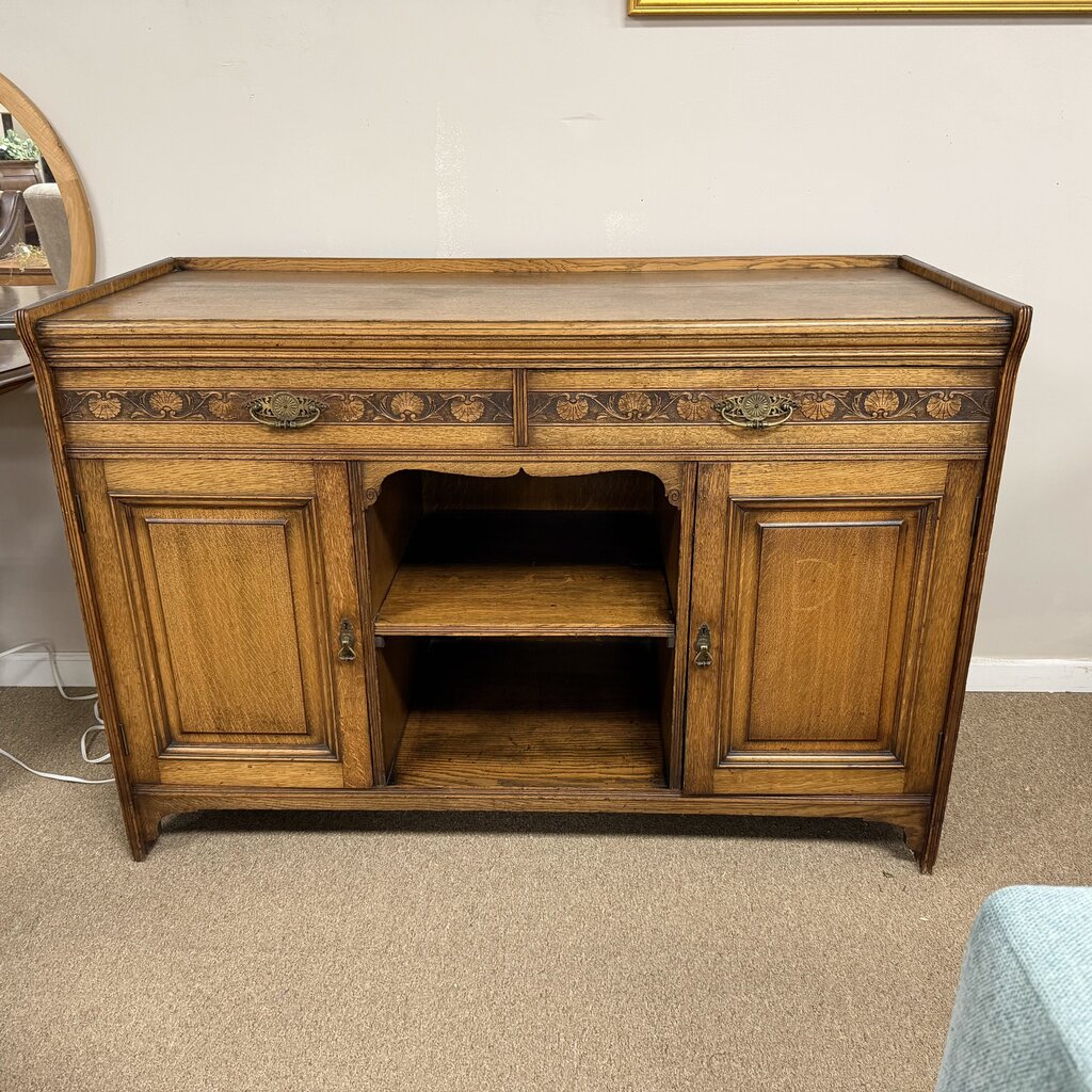 Vintage Carved Oak Buffet/Sideboard