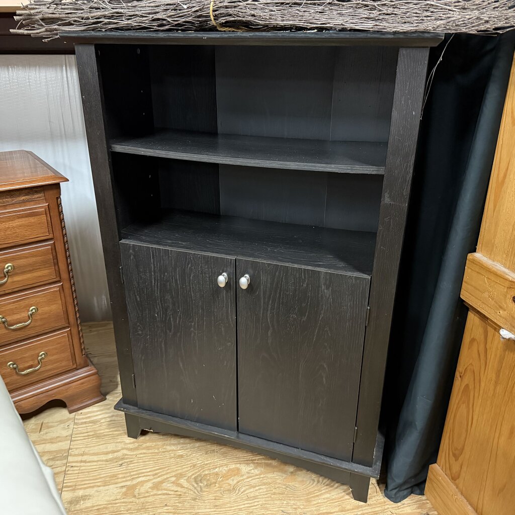 Black Storage Cabinet